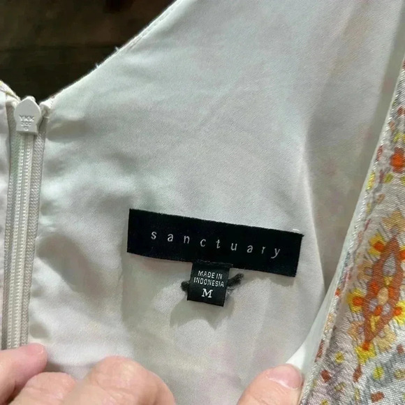 Sanctuary Boho Wide-Leg Jumpsuit - Size M - Picture 5 of 7